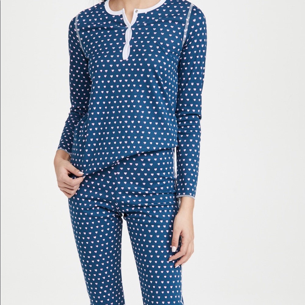 Roller Rabbit Hearts Pajama set